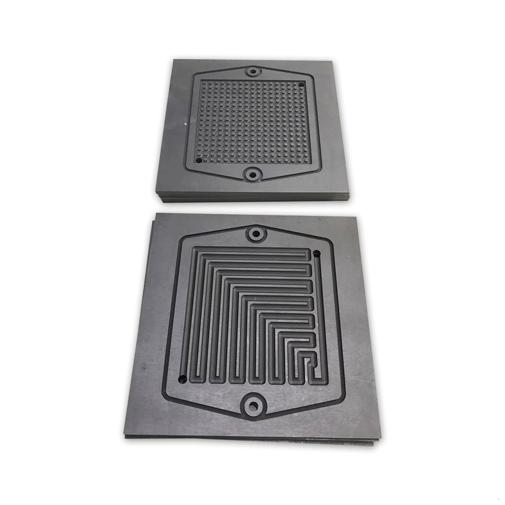 Graphite plate for fuel cell